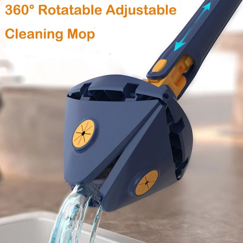 360° Rotatable Adjustable Cleaning Triangle Mop