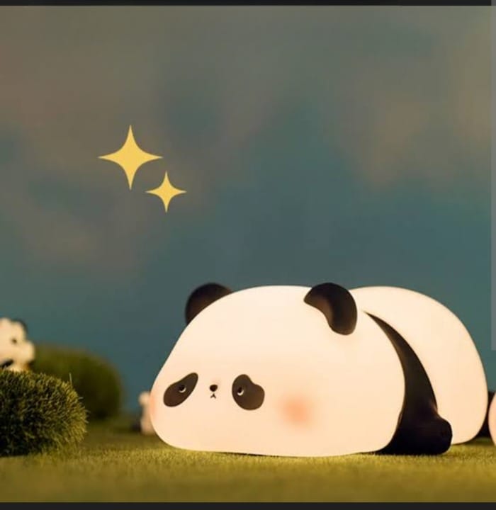Cute Panda Silicone Night Lamp
