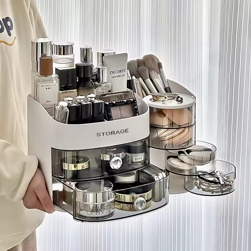 Compact Desk Organizer Storage Solution with Multiple Compartments